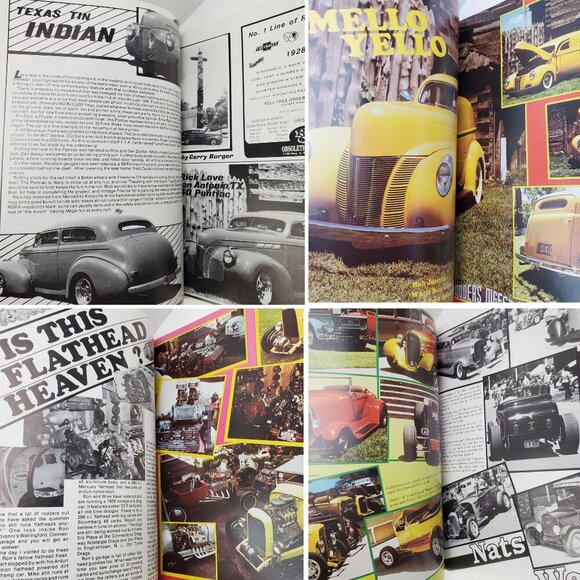 Rodder's Digest Magazine #15 Vintage 1984 Hot Rod Cars Flathead 80s Unread Spine - Picture 4 of 8